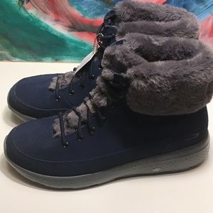 Skechers On-the-Go Water Repellent Suede Boots